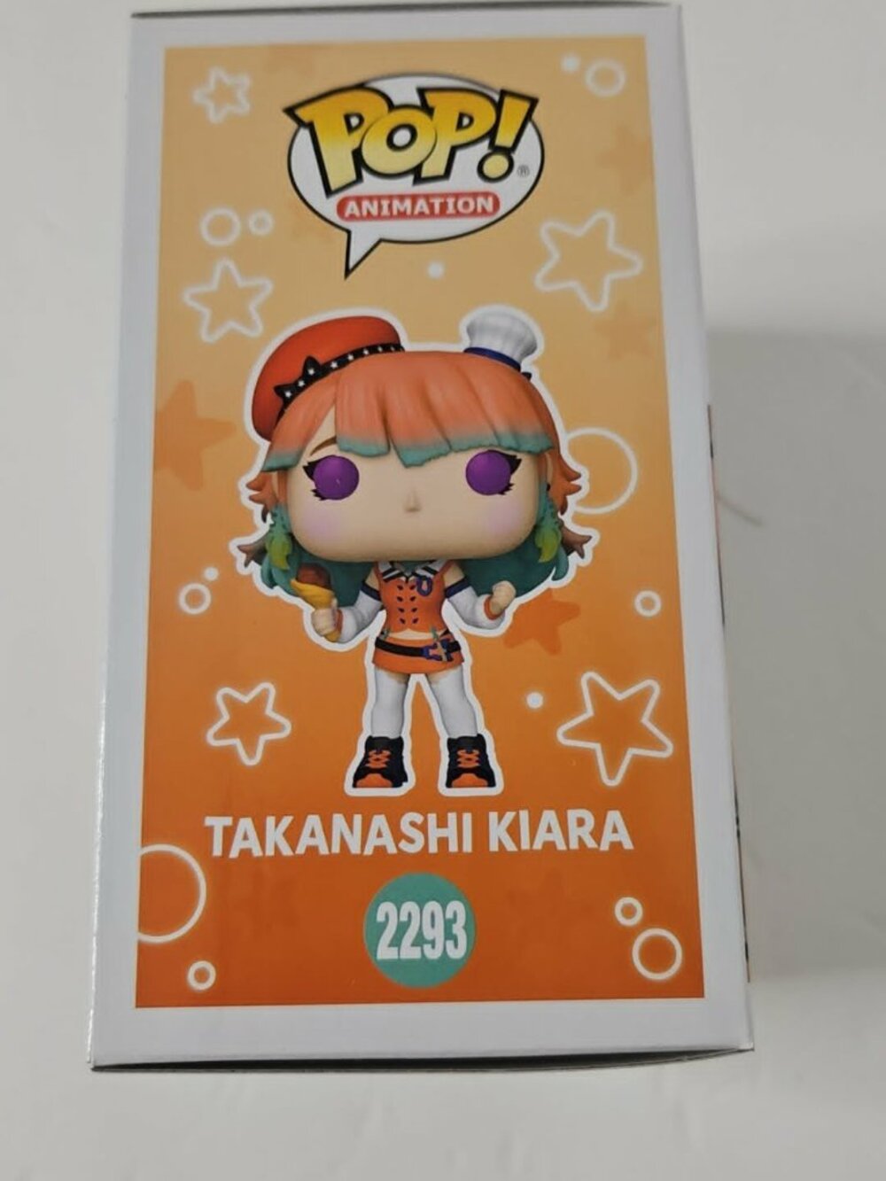Funko Pop Takanashi Kiara #2293 Hololive Animation New In Box - Picture 6 of 7